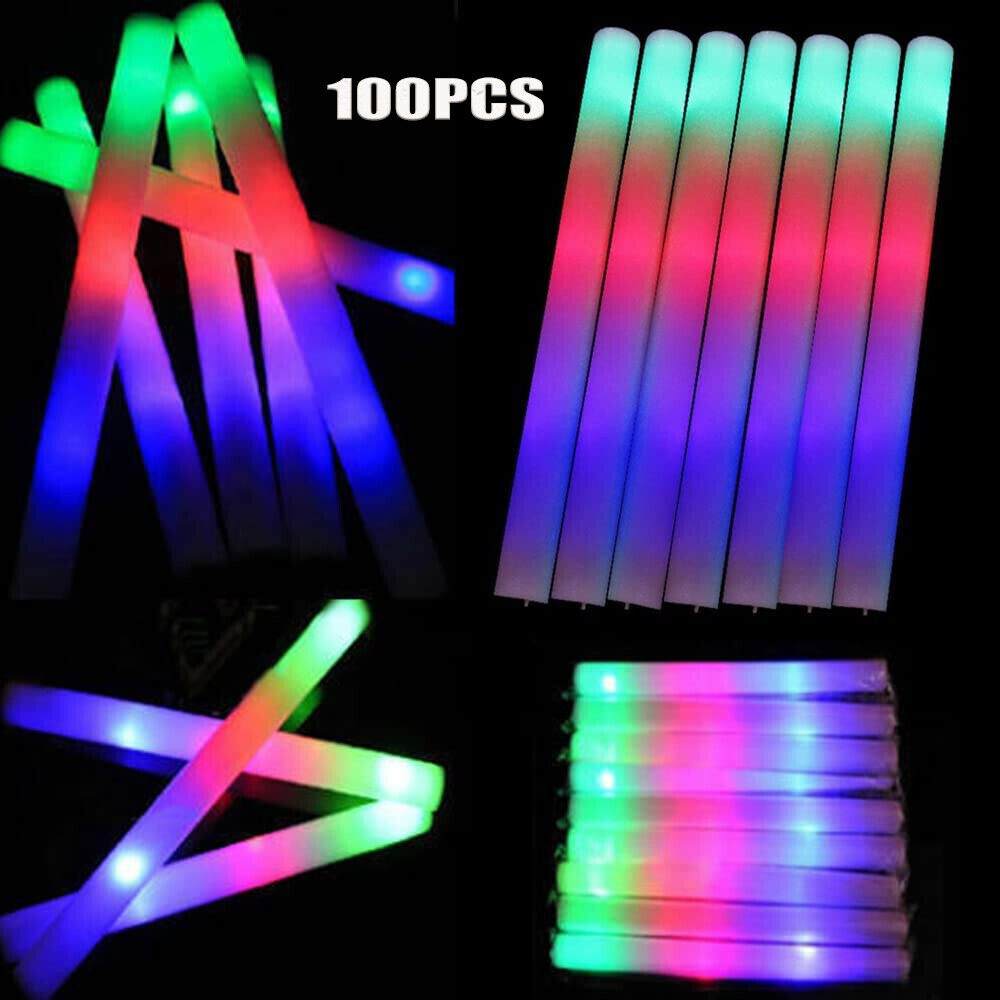 Wedding Supply In Bulk - Tongkat Pijar LED 100 Buah, Tongkat