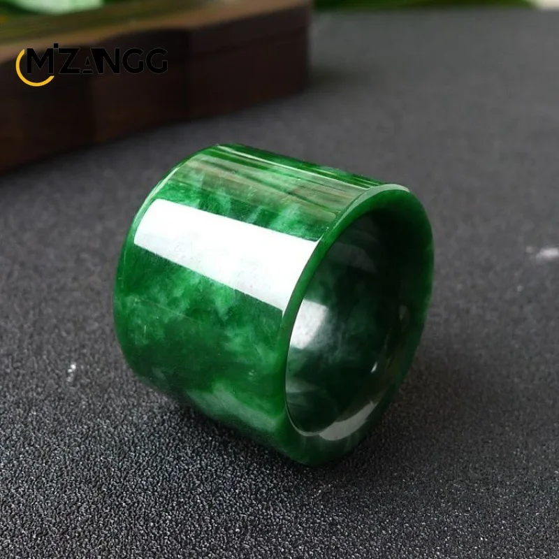 Wedding Zone - Cincin giok alami Myanmar cincin ukir