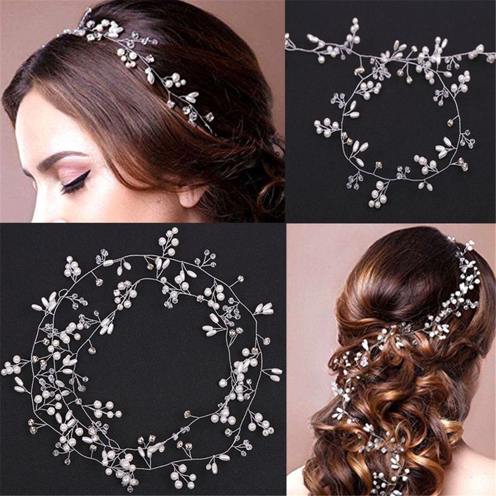 Wedding Supply Store - Perhiasan Rambut Pesta Rantai Panjang Hiasan
