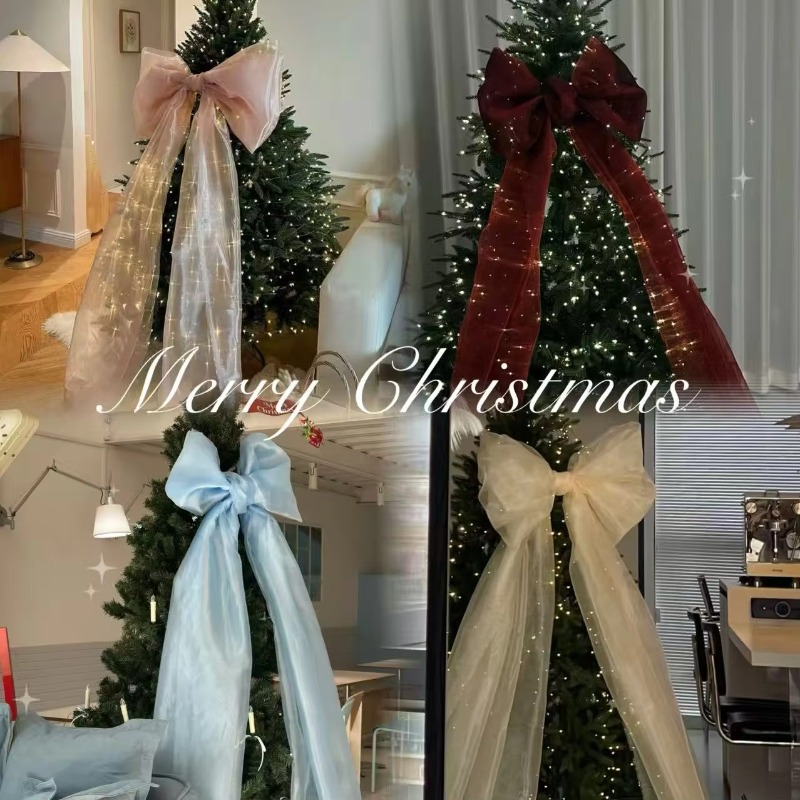 Wedding Supply Shops - Hiasan Pita Natal Gantung untuk Natal,