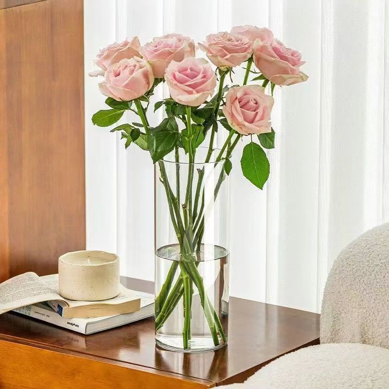 Vas Bunga Silinder Akrilik Tra - Centerpiece Vase Tall ulasan dan harga
