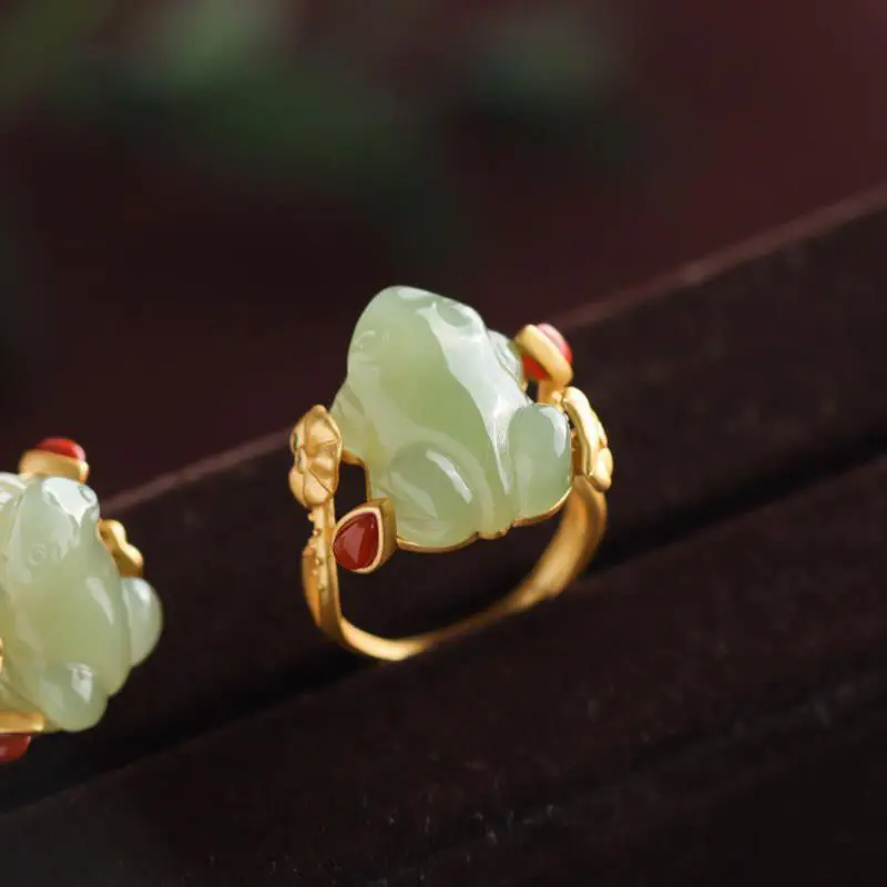 Cincin Katak Giok Hijau Jimat  - Wedding Zone ulasan dan harga