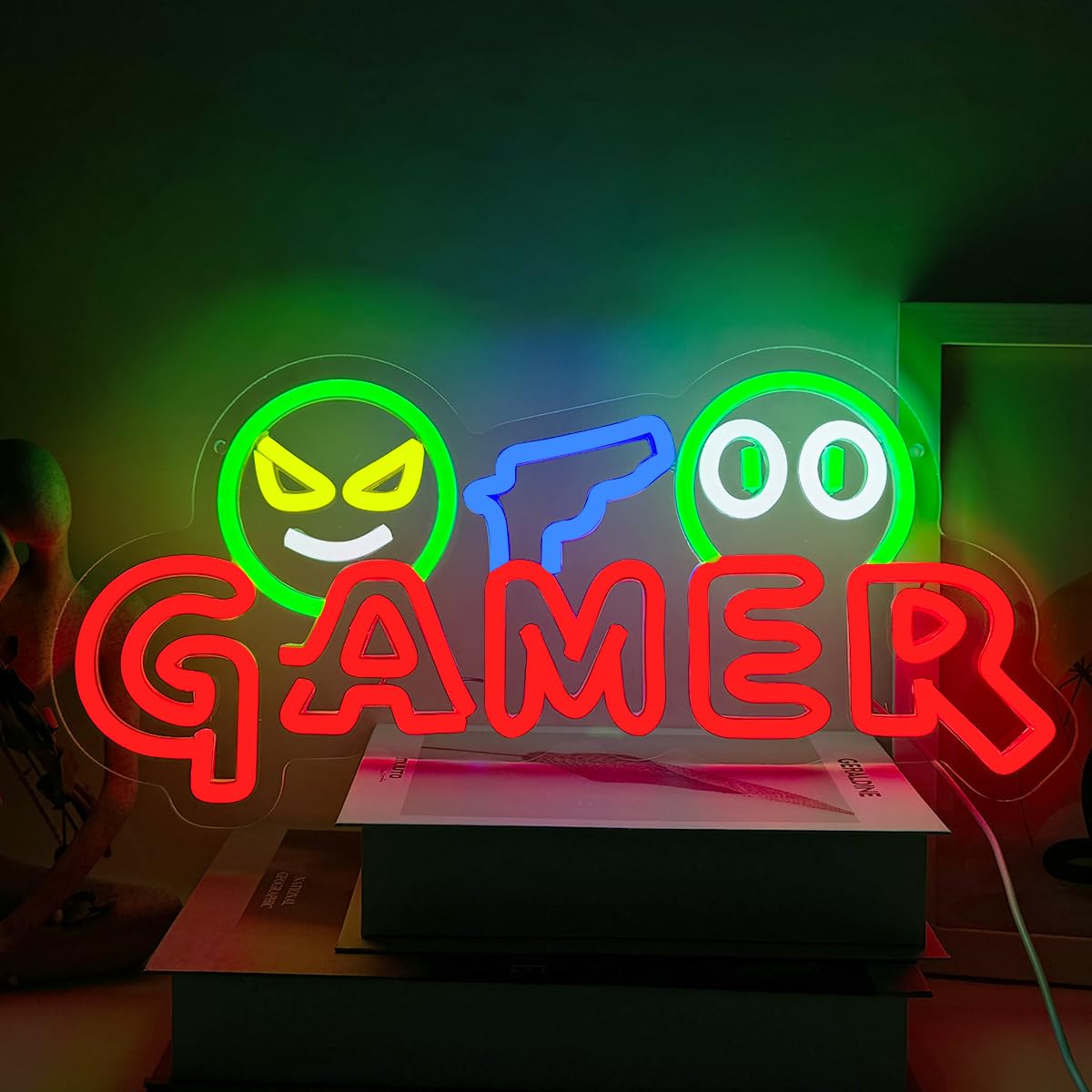 Lampu Dinding LED Neon Sign Ga - Wedding Zone ulasan dan harga