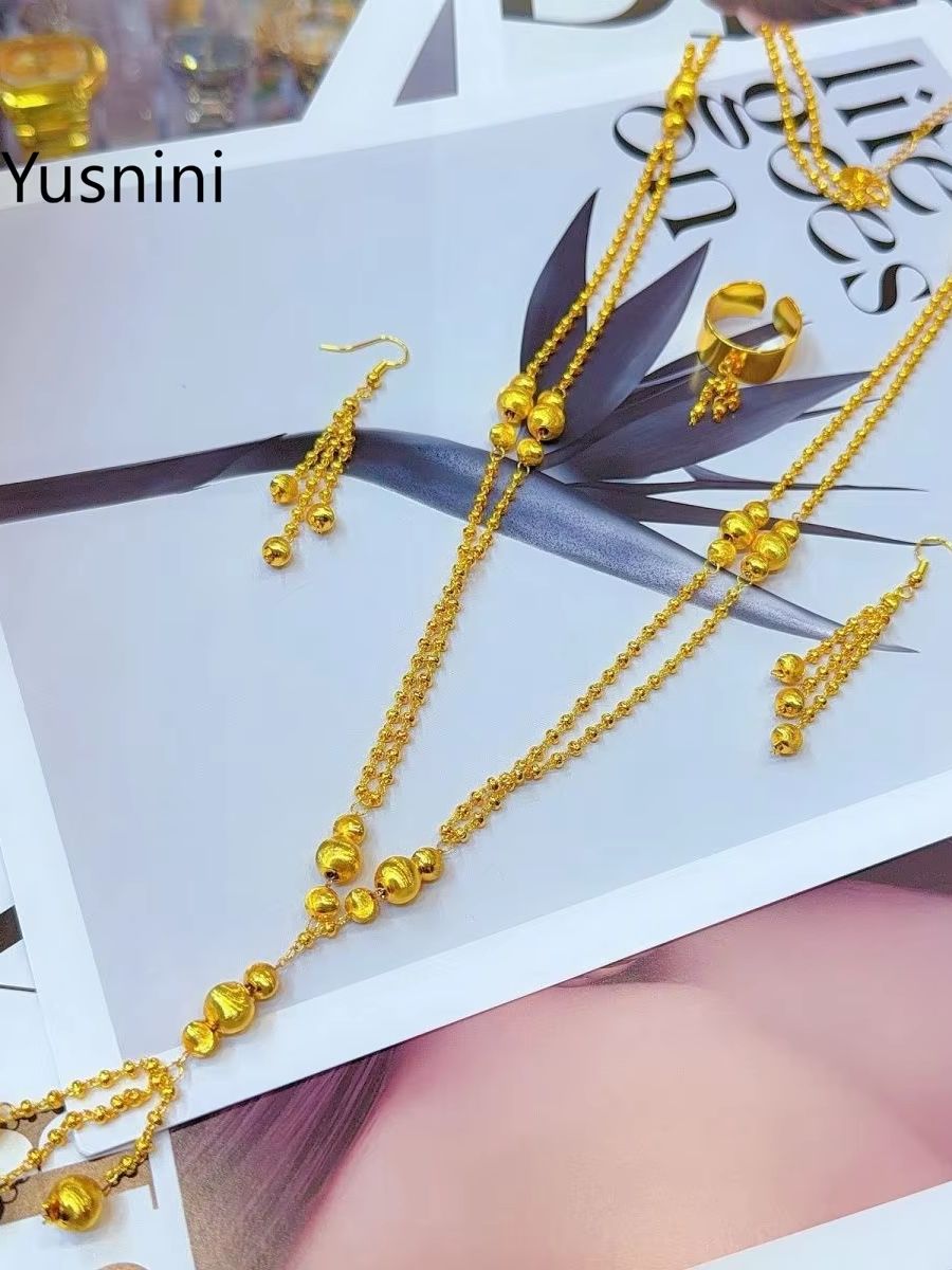 Perhiasan Set Kalung, Anting,  - Wedding Zone ulasan dan harga