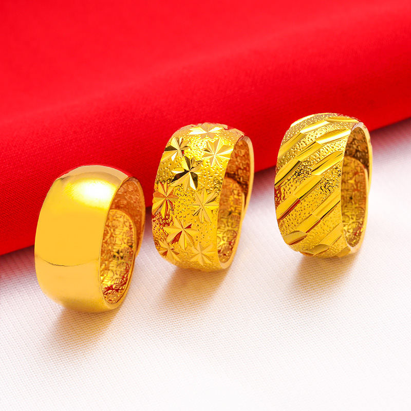 Pria lebar 12mm cincin besar p - Wedding Zone ulasan dan harga