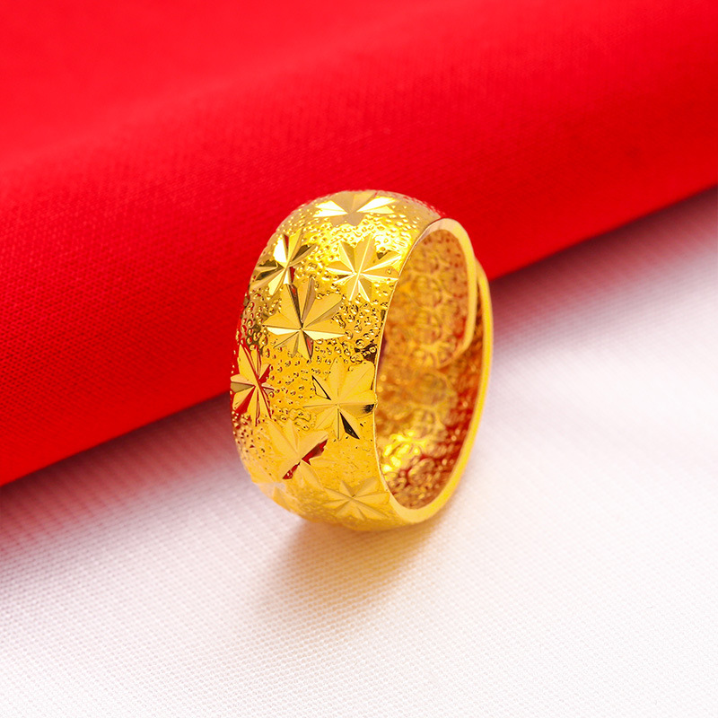 Pria lebar 12mm cincin besar p - Wedding Zone ulasan dan harga