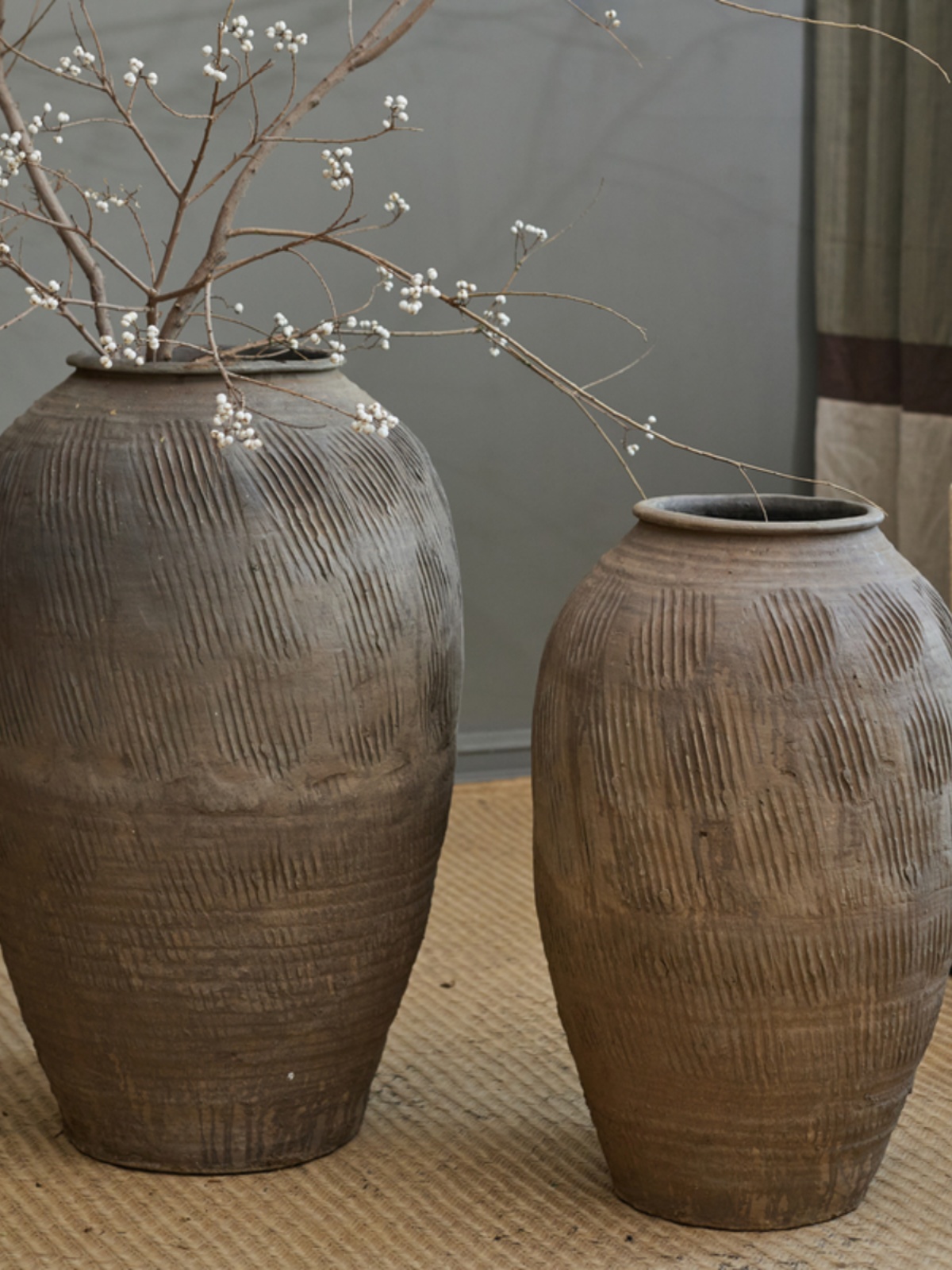 Vas Bunga Terracotta Besar Ber - Centerpiece Vase Tall ulasan dan harga