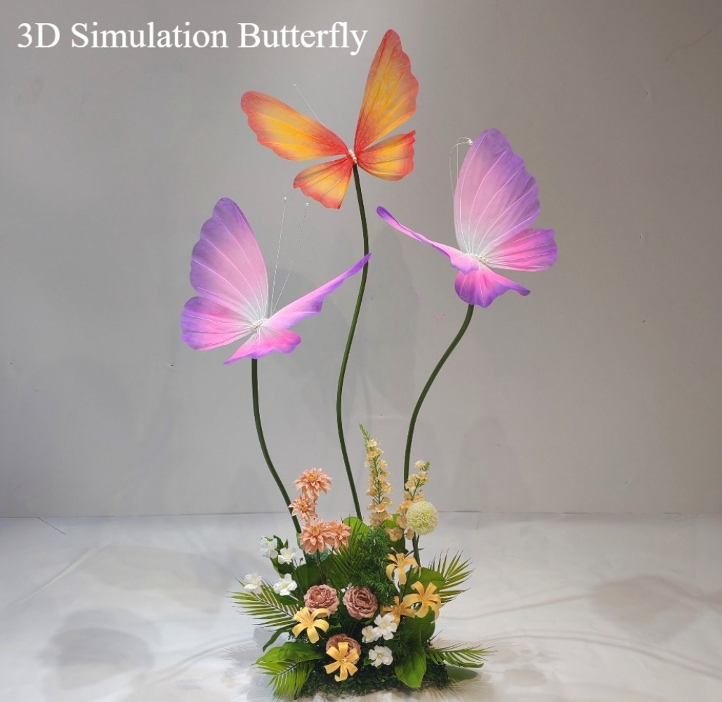 Kupu-kupu Sutra 3D Simulasi Ja - Wedding Supply Shops ulasan dan harga