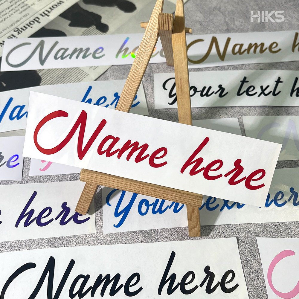 2 Buah Stiker Vinil Nama Kursi - Wedding Shop ulasan dan harga