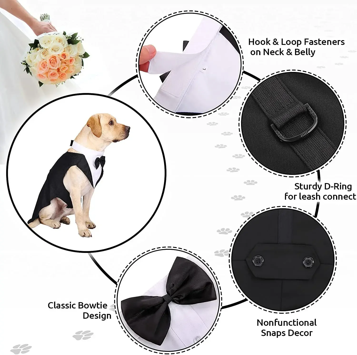 Pakaian Anjing Peliharaan Keme - Suitsupply Wedding Tuxedo ulasan dan harga