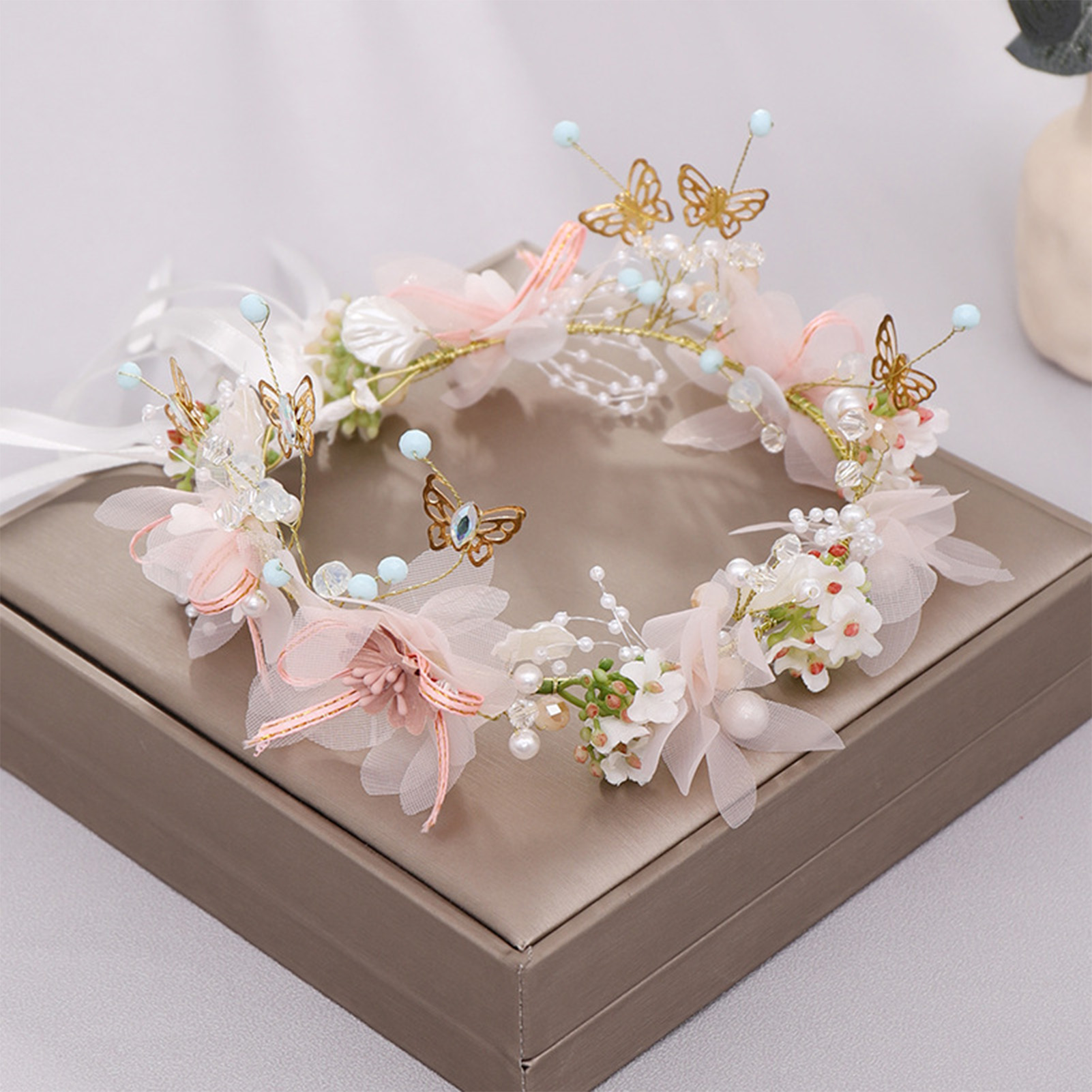 Ikat Kepala Bunga Wanita dan G - Wedding Supply Store ulasan dan harga