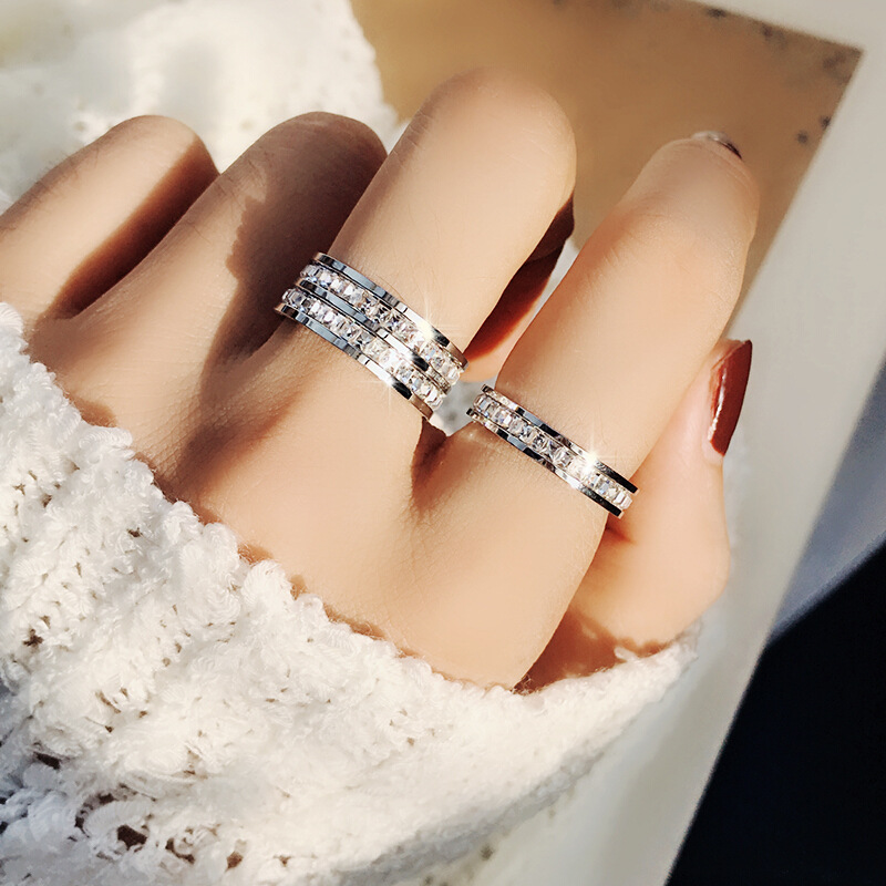 Cincin warna emas mawar mewah  - Wedding Zone ulasan dan harga