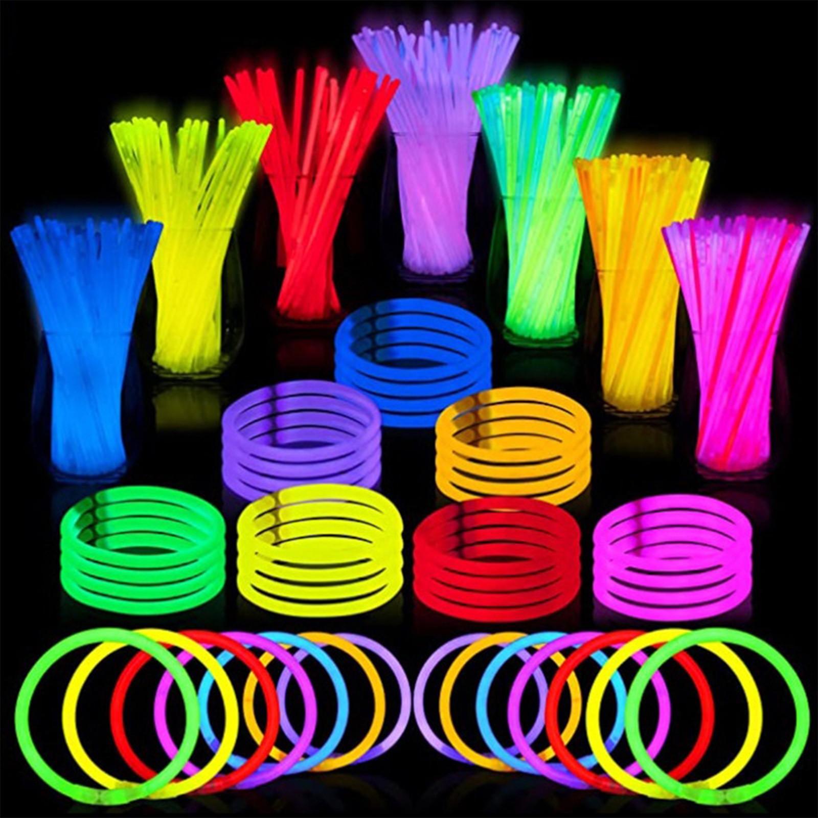 ‌ 100 Pak 20Cm Tongkat Cahaya  - Wedding Supply In Bulk ulasan dan harga