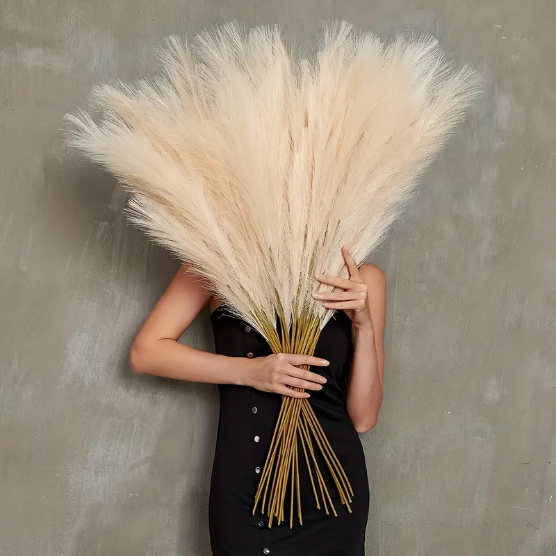 Rumput Pampas Buatan 39 Inci,  - Centerpiece Vase Tall ulasan dan harga